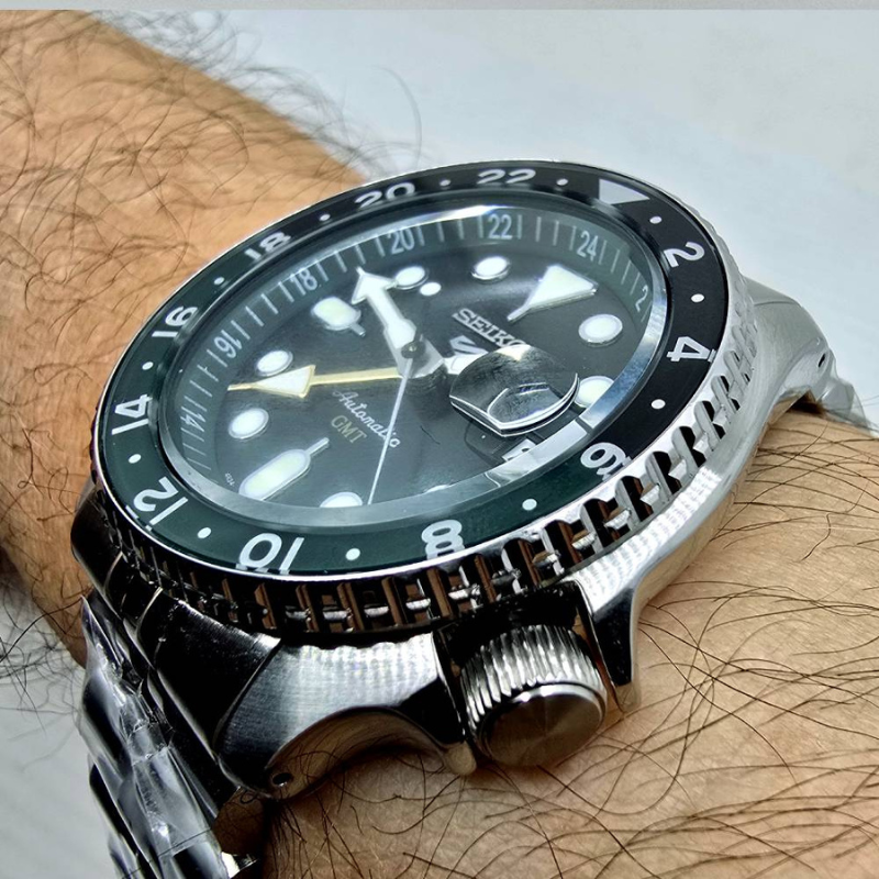Reloj Seiko 5 Gmt Automático Ssk035k1 -3