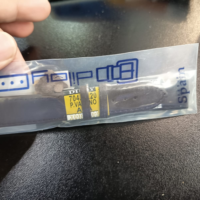 Correas diloy de Reloj de Piel Vacuno lisa 18 mm marron-3