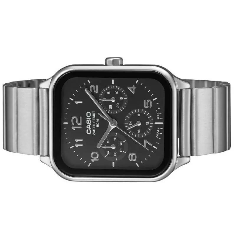 Reloj Anal gico Casio MTP M306D 1AV Acero Inoxidable Negro Unisex-2