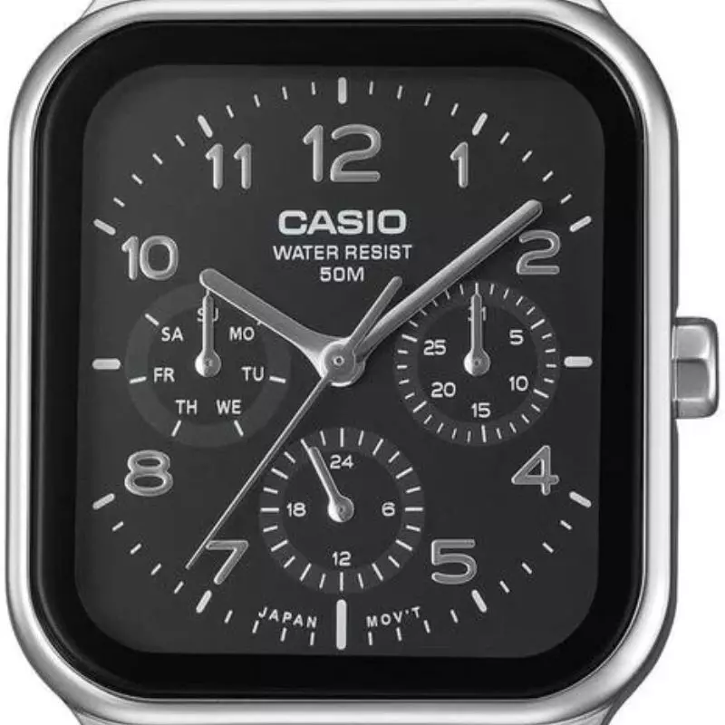Reloj Anal gico Casio MTP M306D 1AV Acero Inoxidable Negro Unisex-3