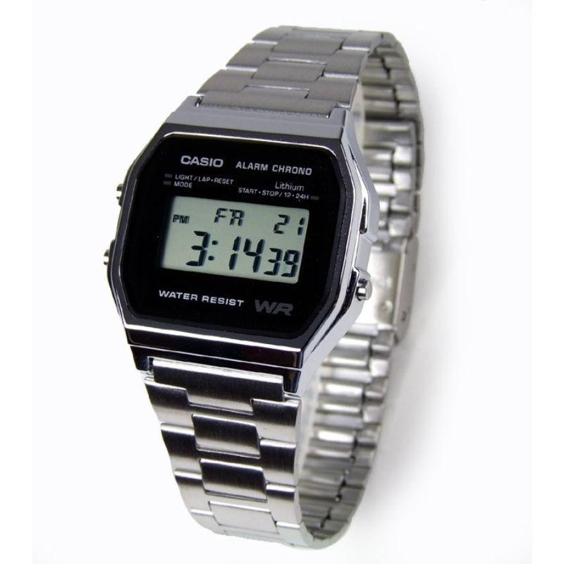 Reloj Casio Vintage A158WEA-1EF Plateado UNISEX-2