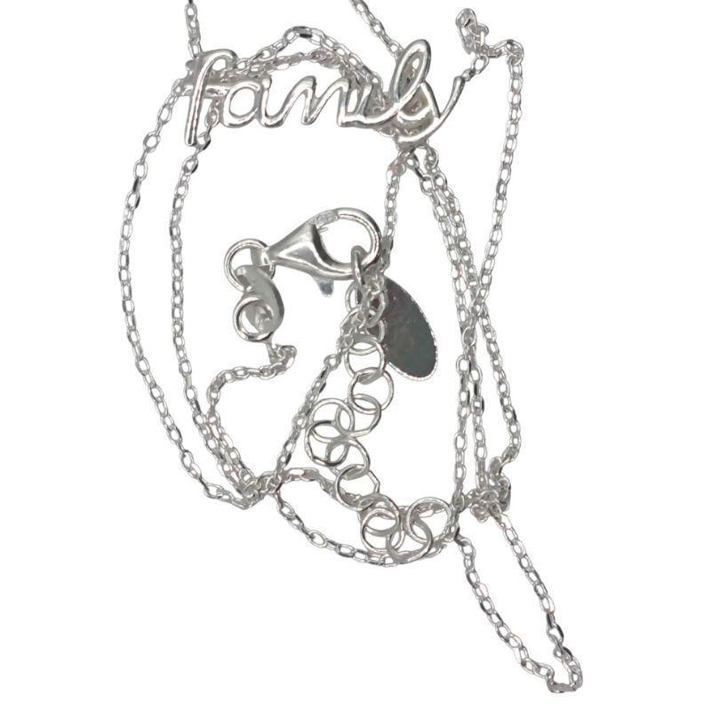 Collar DE PLATA Familia GIA11708-2