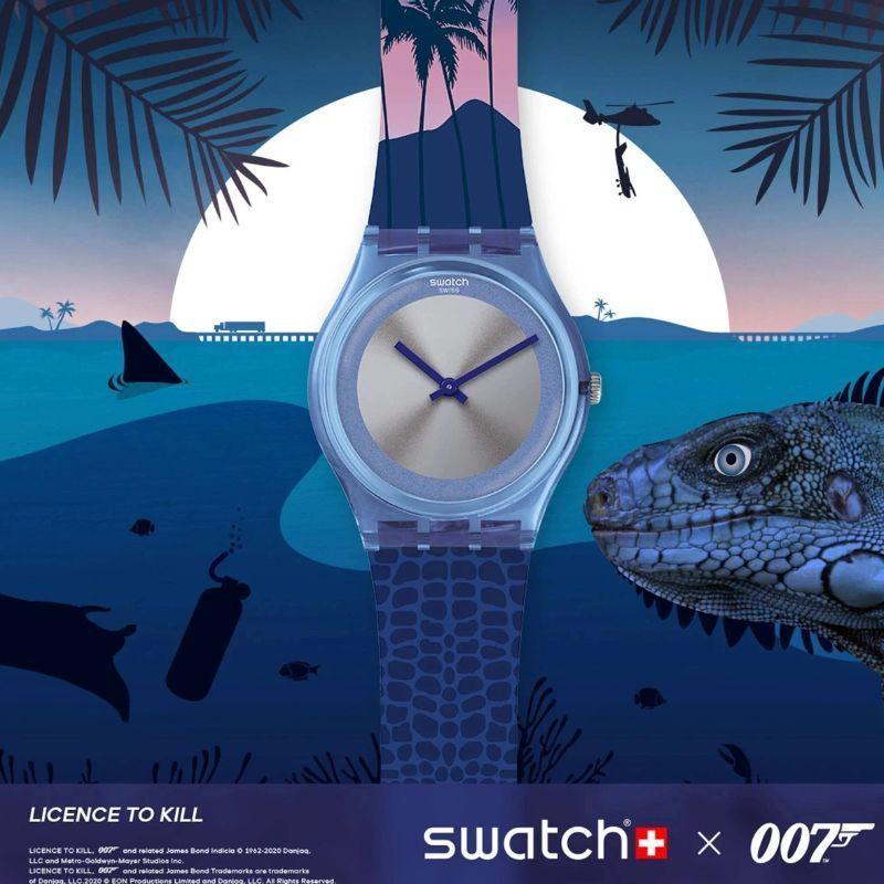 Reloj Swatch James Bond Licencia para matar Gent Unisex GZ328-0