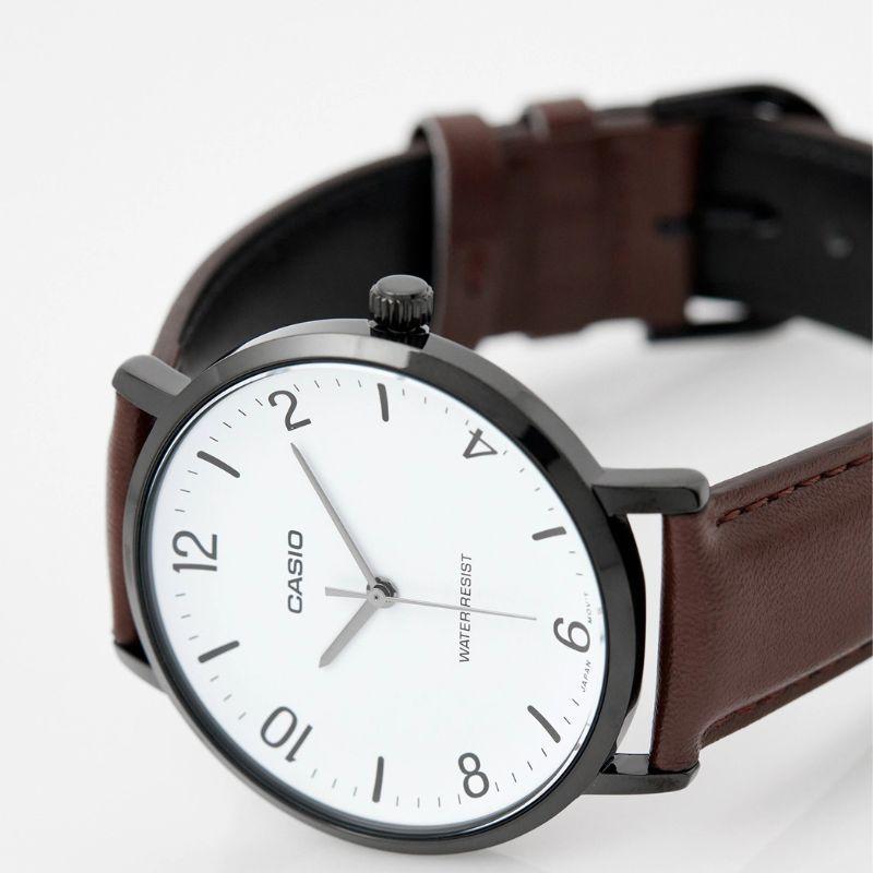 Reloj Casio Análogo MTP-VT03BL-7B Dial Cóncavo Blanco-2