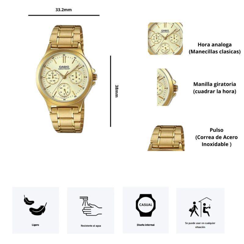 Reloj Casio Análogo Hombre MTP-V300G-9AUDF-2