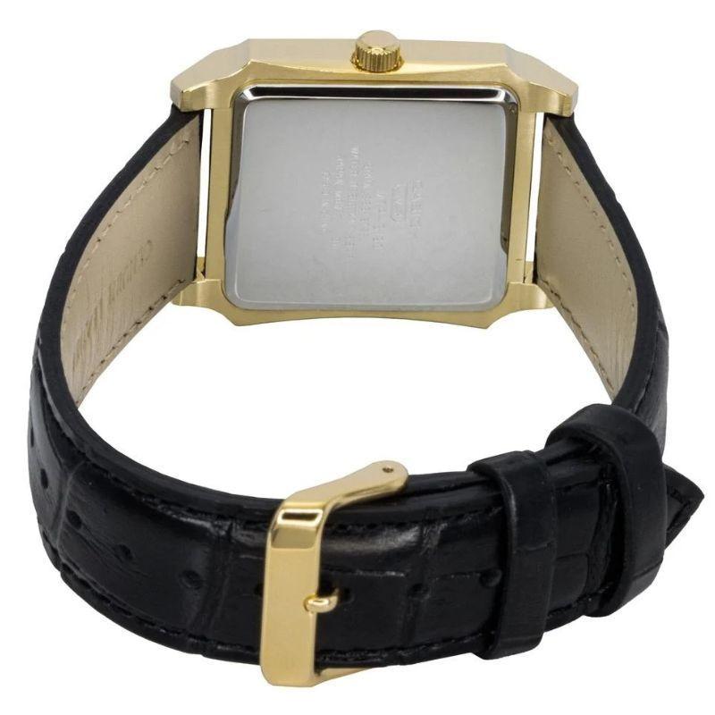 Reloj Casio Tank An logo MTP B190GL 7BV Caja Acero Dorado-3