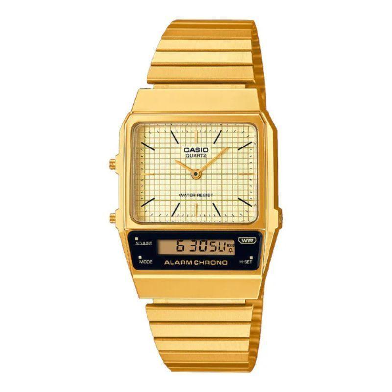 Reloj Casio Unisex AQ-800EG-9ADF Análogo Digital-0