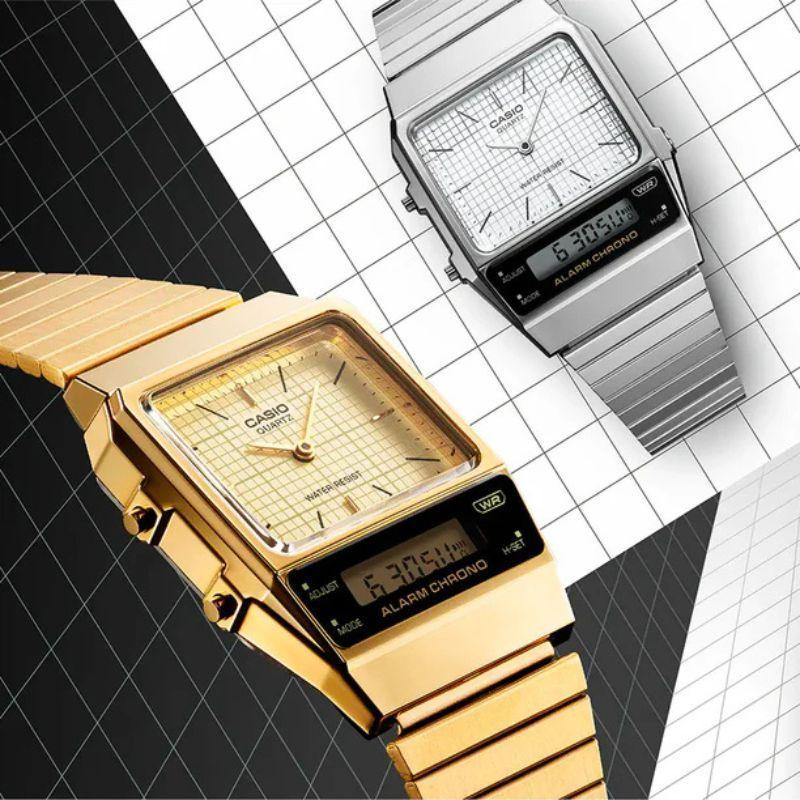Reloj Casio Unisex AQ-800EG-9ADF Análogo Digital-1