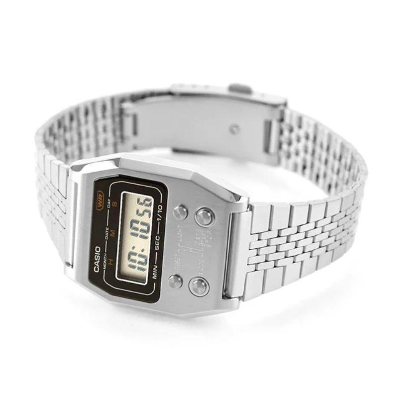 Reloj Casio Vintage A1100D-1DF Caja Metálica Reedición 1978-4