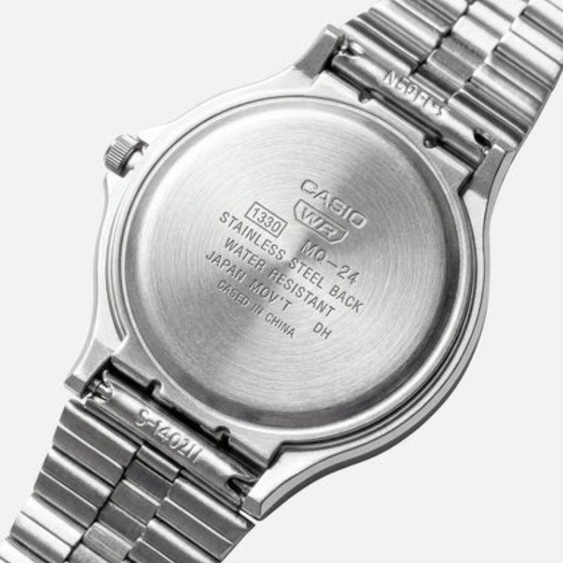Reloj Casio Vintage MQ 24DA 3A Verde Correa de Acero-3