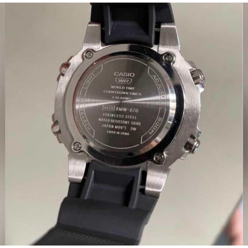 Reloj Digital-Análogo Casio Hombre AMW-870-1A-3