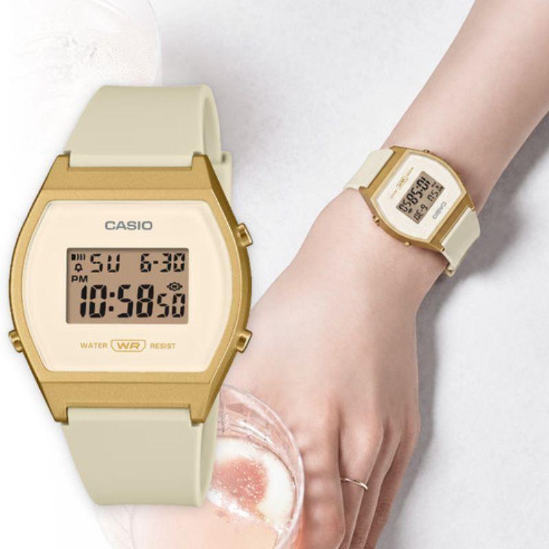 Reloj Casio Vintage LW 204 9A Dorado Digital-3