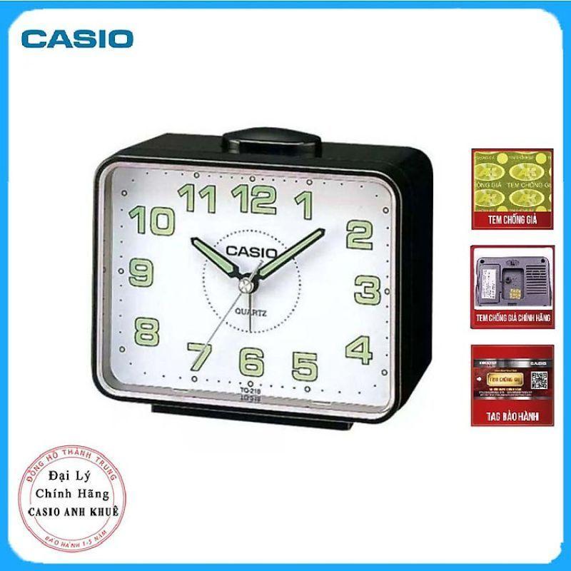 Reloj Despertador Casio Unisex TQ-218-1B-2