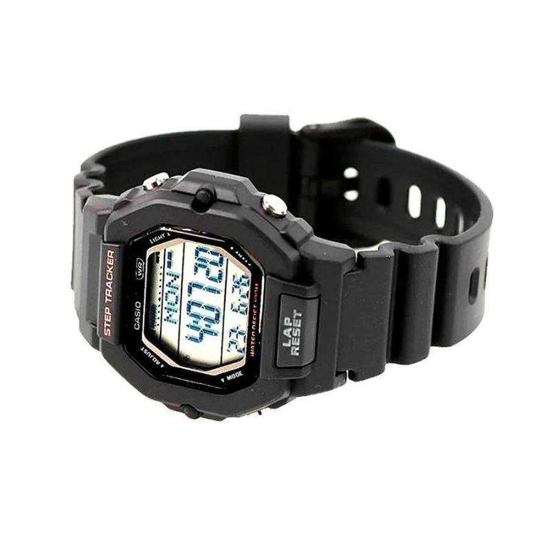 Reloj Casio Vintage LWS-2200H-1AV Step Tracker Negro-1