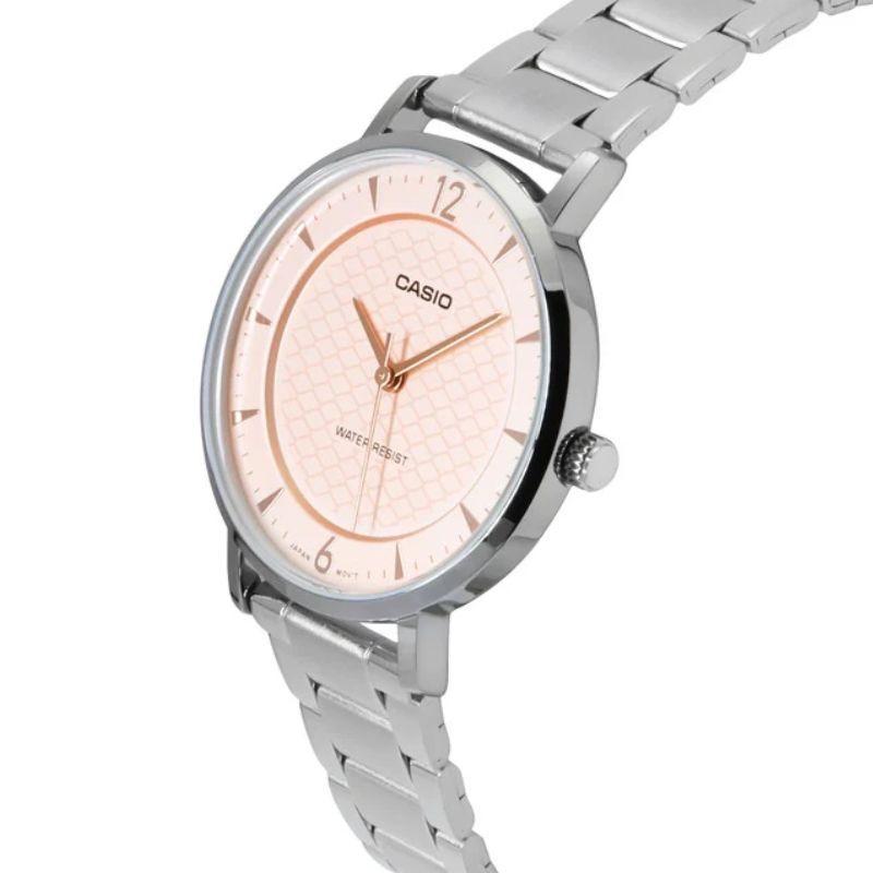Reloj Casio Análogo LTP-VT04D-4A Doble Dial Rosado-2