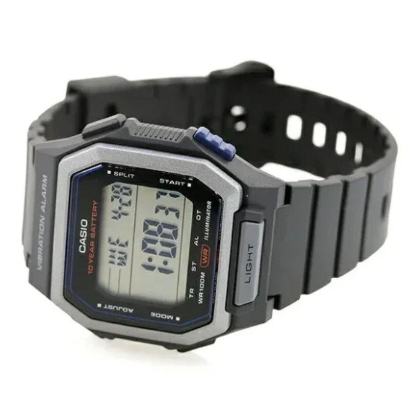 Reloj Casio Vintage Vibration Alarm W 738H 1AV 10 A os de Bater a-2