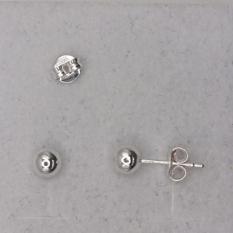 Aro plata fina Bola 5 MM-2