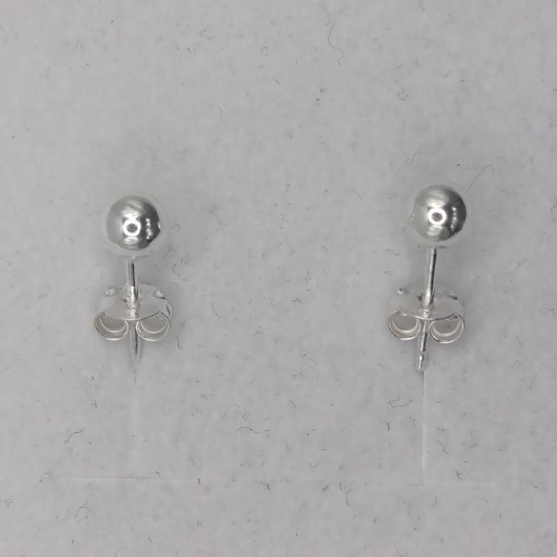 Aro plata fina Bola 5 MM-4