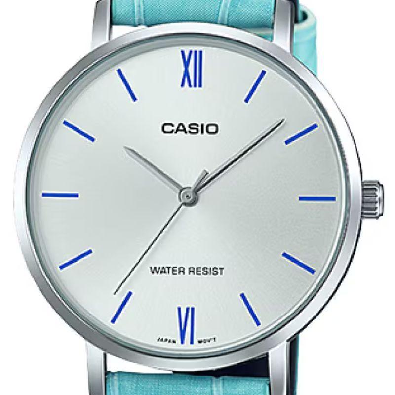 Reloj Analogo Celeste Casio LTP VT01L 7B3-3