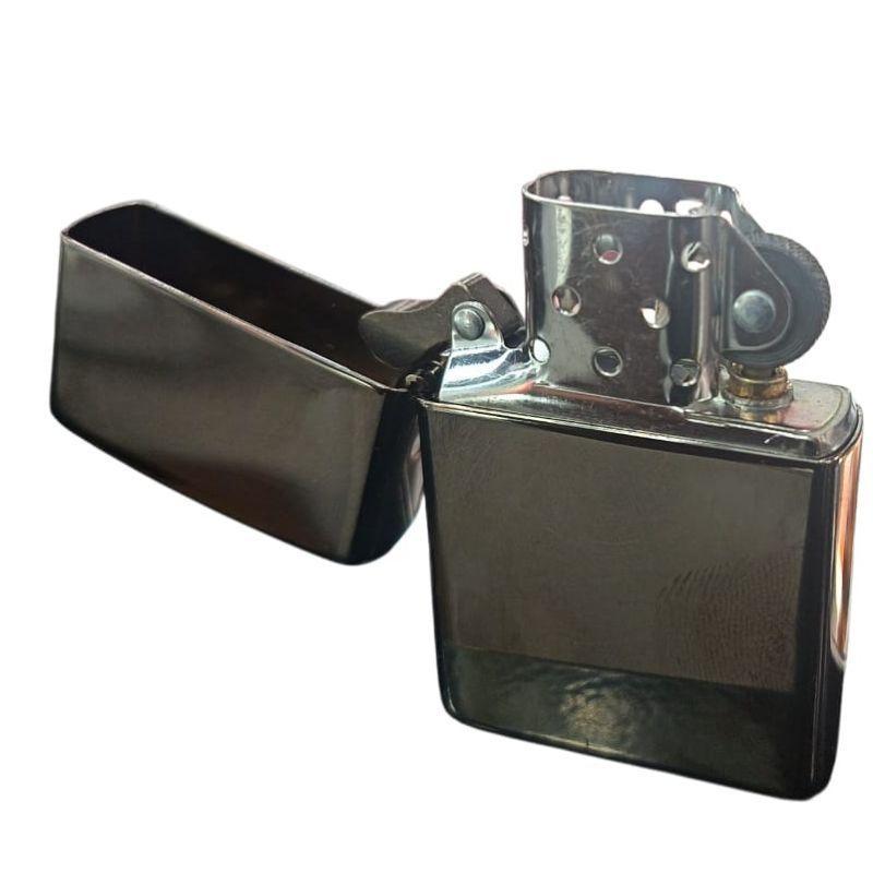 Encendedor Zippo Black Ice & Pipe Insert Plateado ZP29789-4