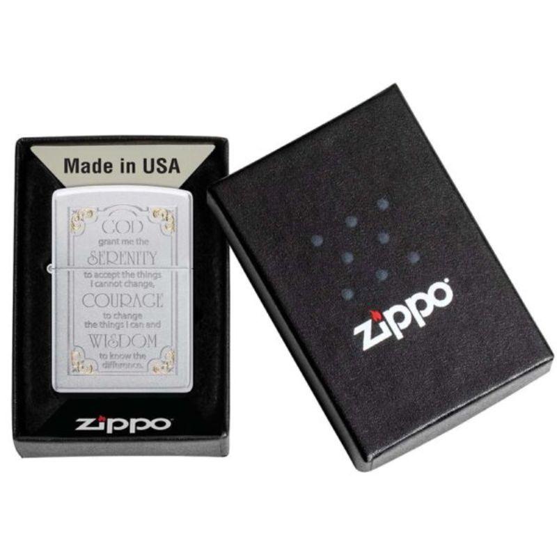 Encendedor Zippo: Oración de la Serenidad ZP28458-3