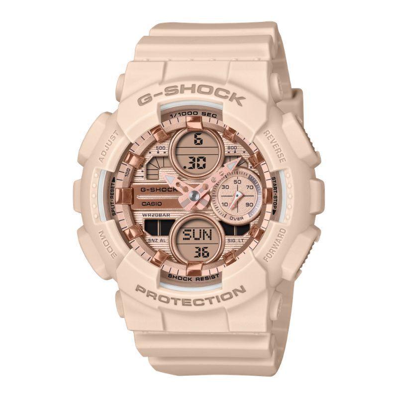 Reloj Casio G Shock GMA S140PG 4A mujer est tica en tonos rosa y cora-0