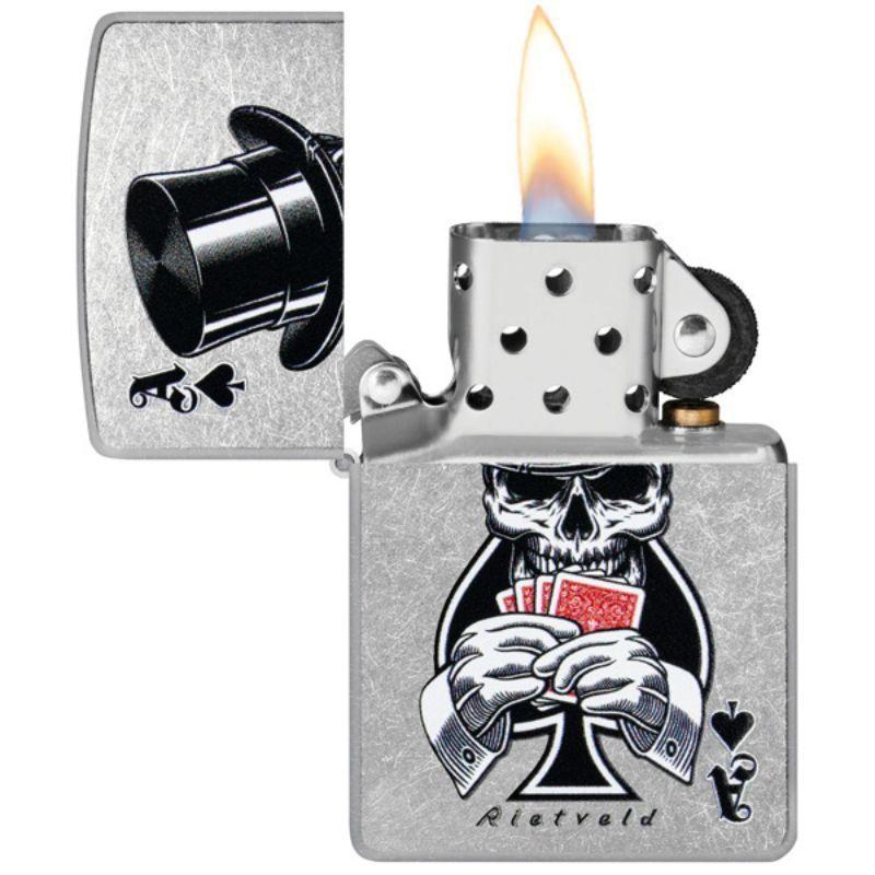 ENCENDEDOR ZIPPO Rietveld® Ace of Spades Design ZP47112-2