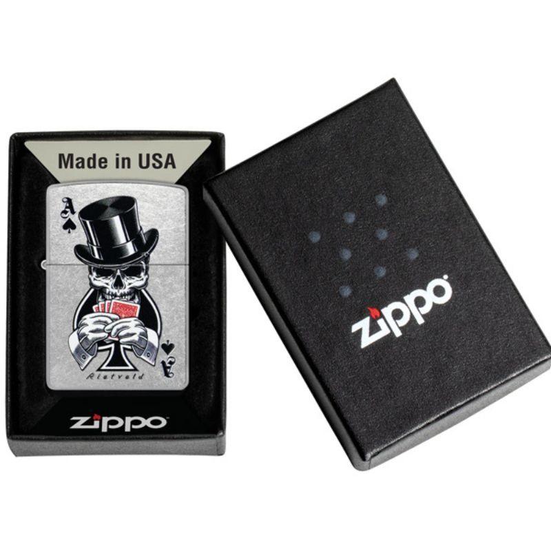 ENCENDEDOR ZIPPO Rietveld® Ace of Spades Design ZP47112-3
