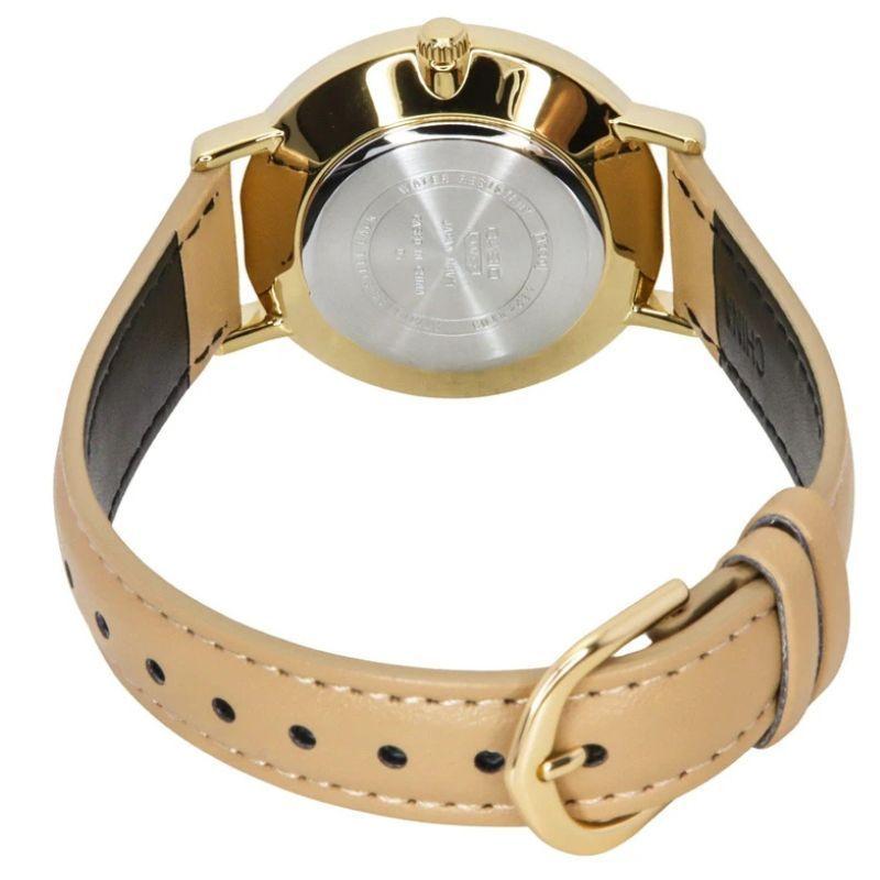 Reloj Casio Análogo LTP-VT03GL-4B Cóncavo Beige-3