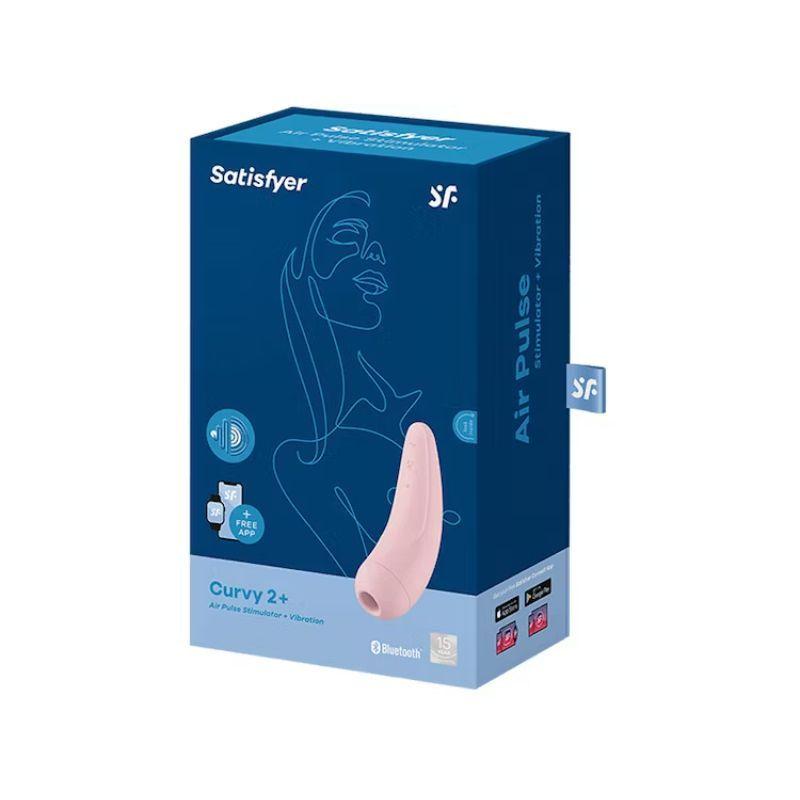 SATISFYER CURVY 2 PINK SUCCIONA, VIBRA Y TIENE APP-0