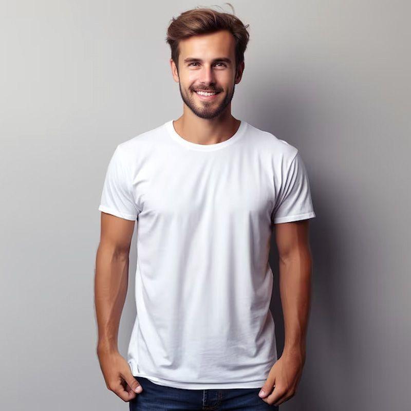 POLERA BLANCA TACTO ALGODÓN HOMBRE-1
