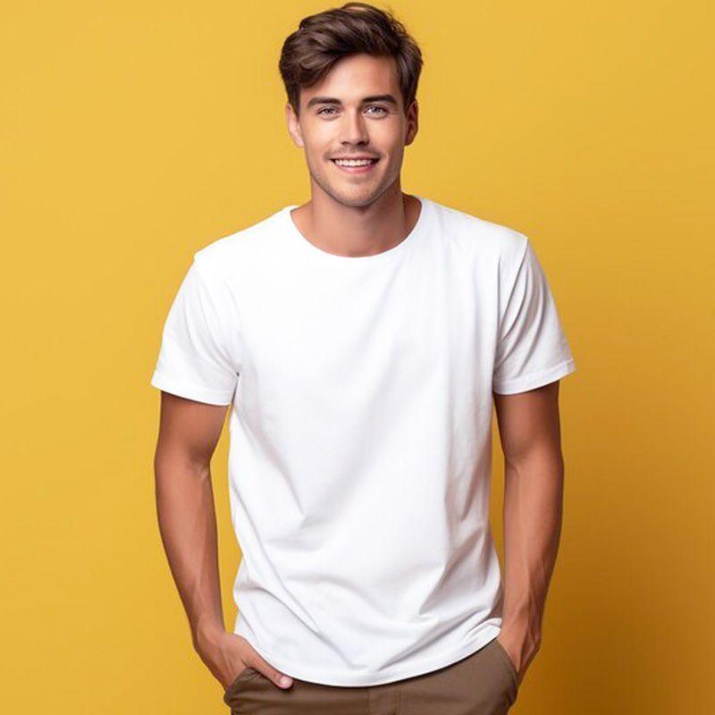 POLERA BLANCA TACTO ALGODÓN HOMBRE-2