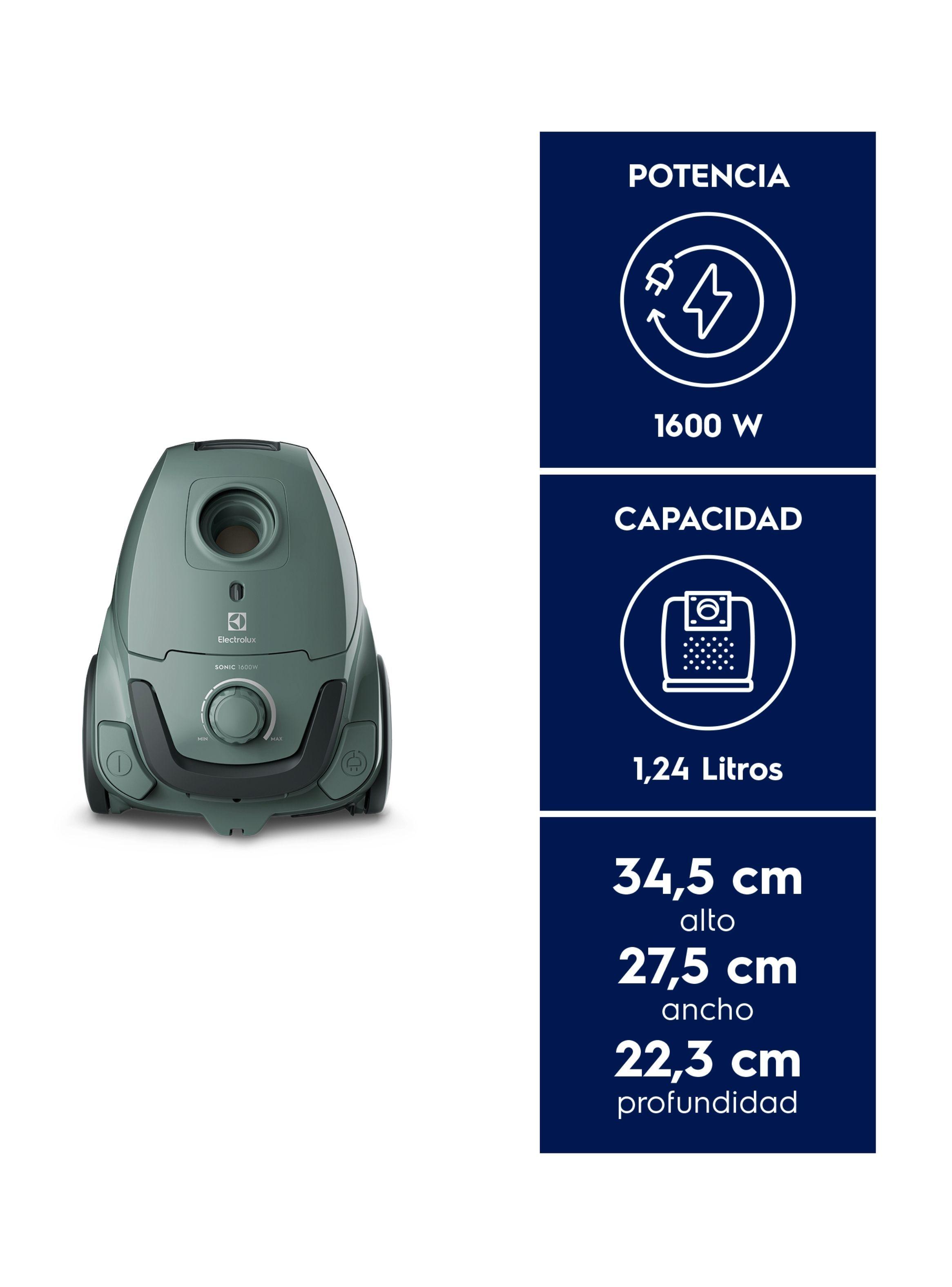 Aspiradora con Bolsa Electrolux 1600W Sonic BGG11 Verde-2