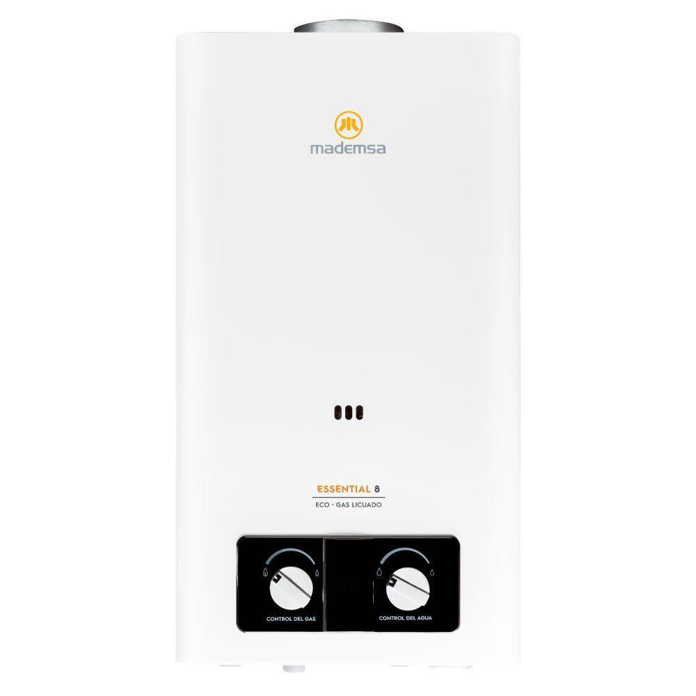 Calefont Gas Licuado 8 Litros Tiro Natural Essential 8 Eco-0