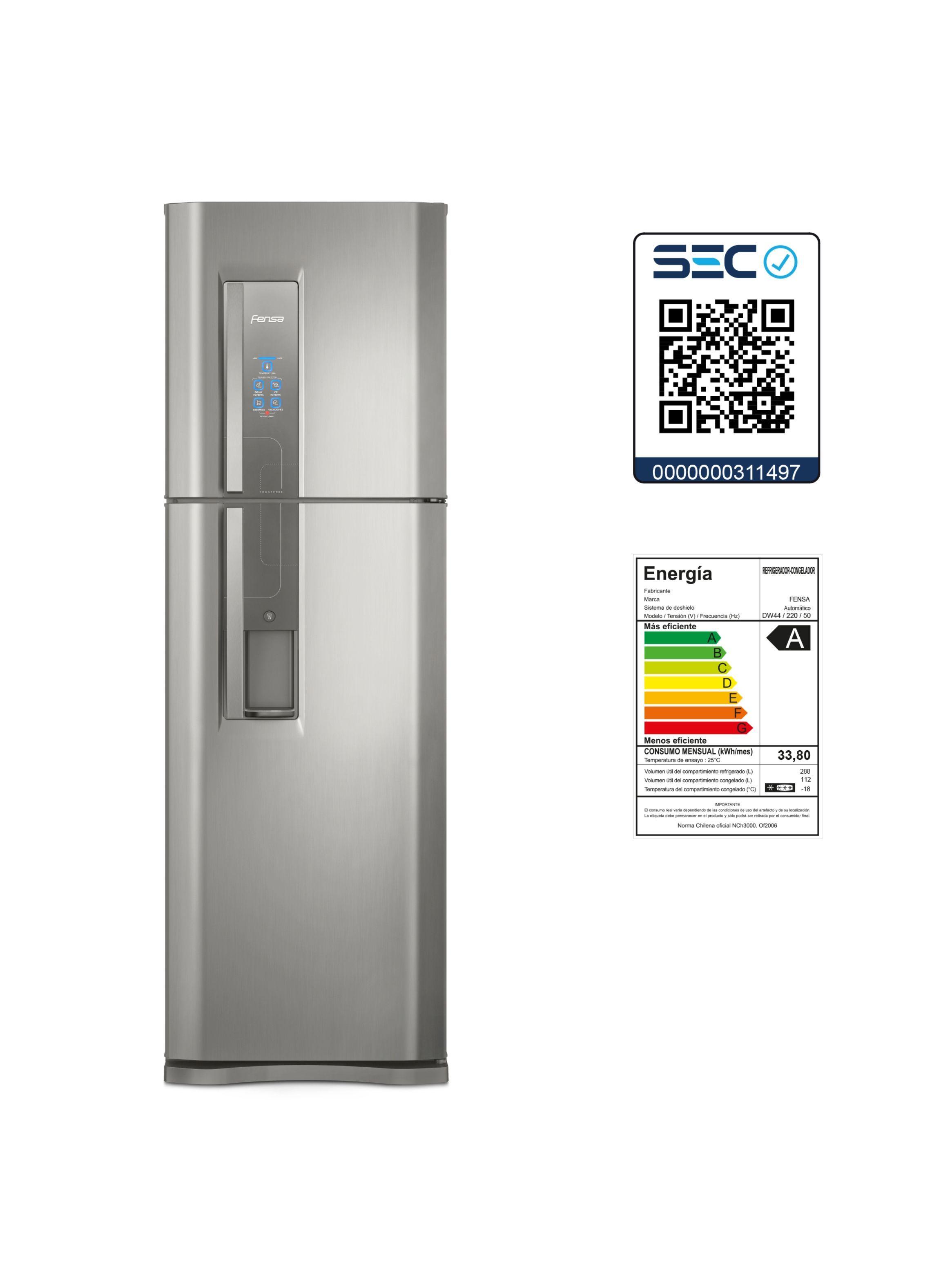 Refrigerador DW44S 400L No Frost Top Freezer S-5