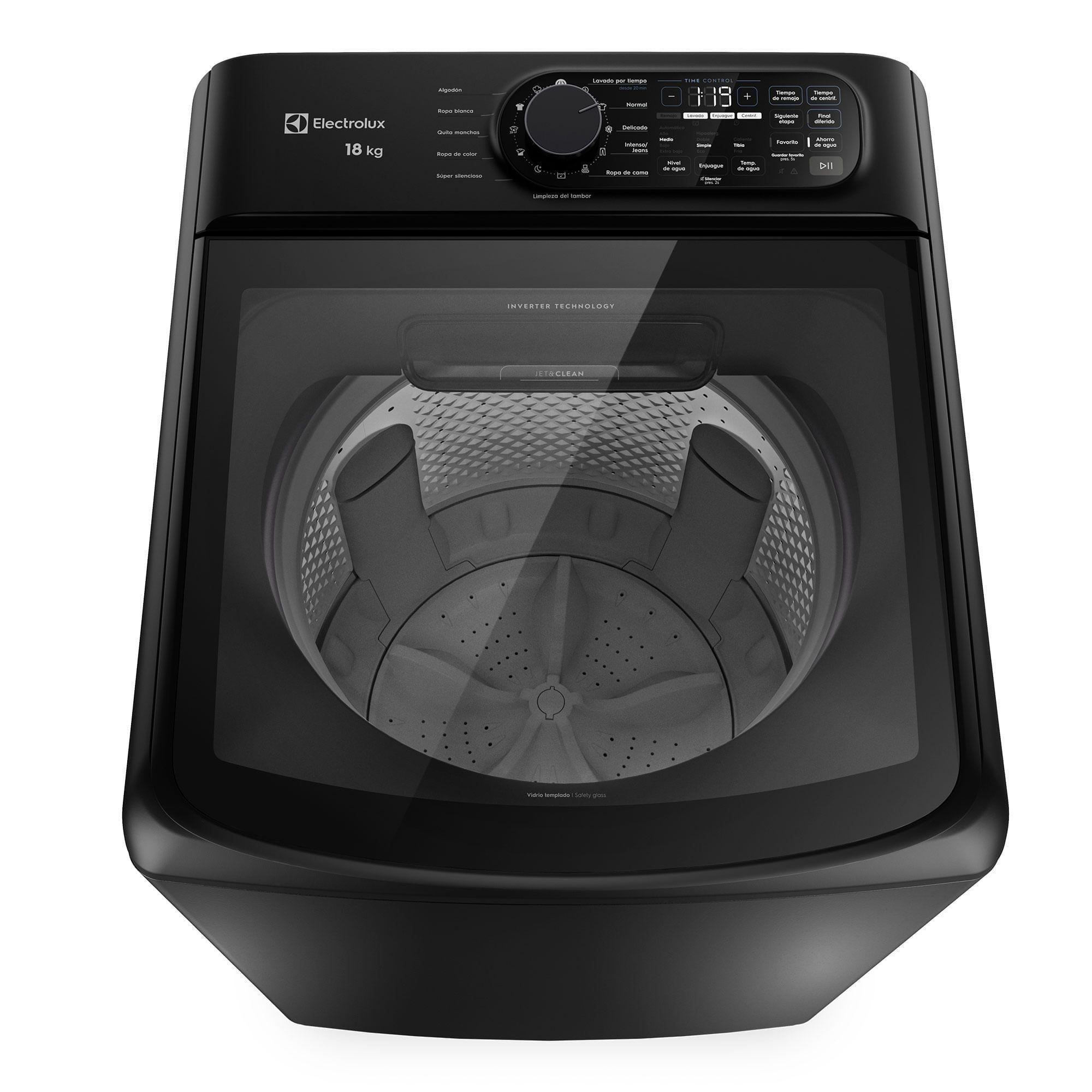 Lavadora Automática 18kg Carga Superior Inverter EMTL18IB Negra-3