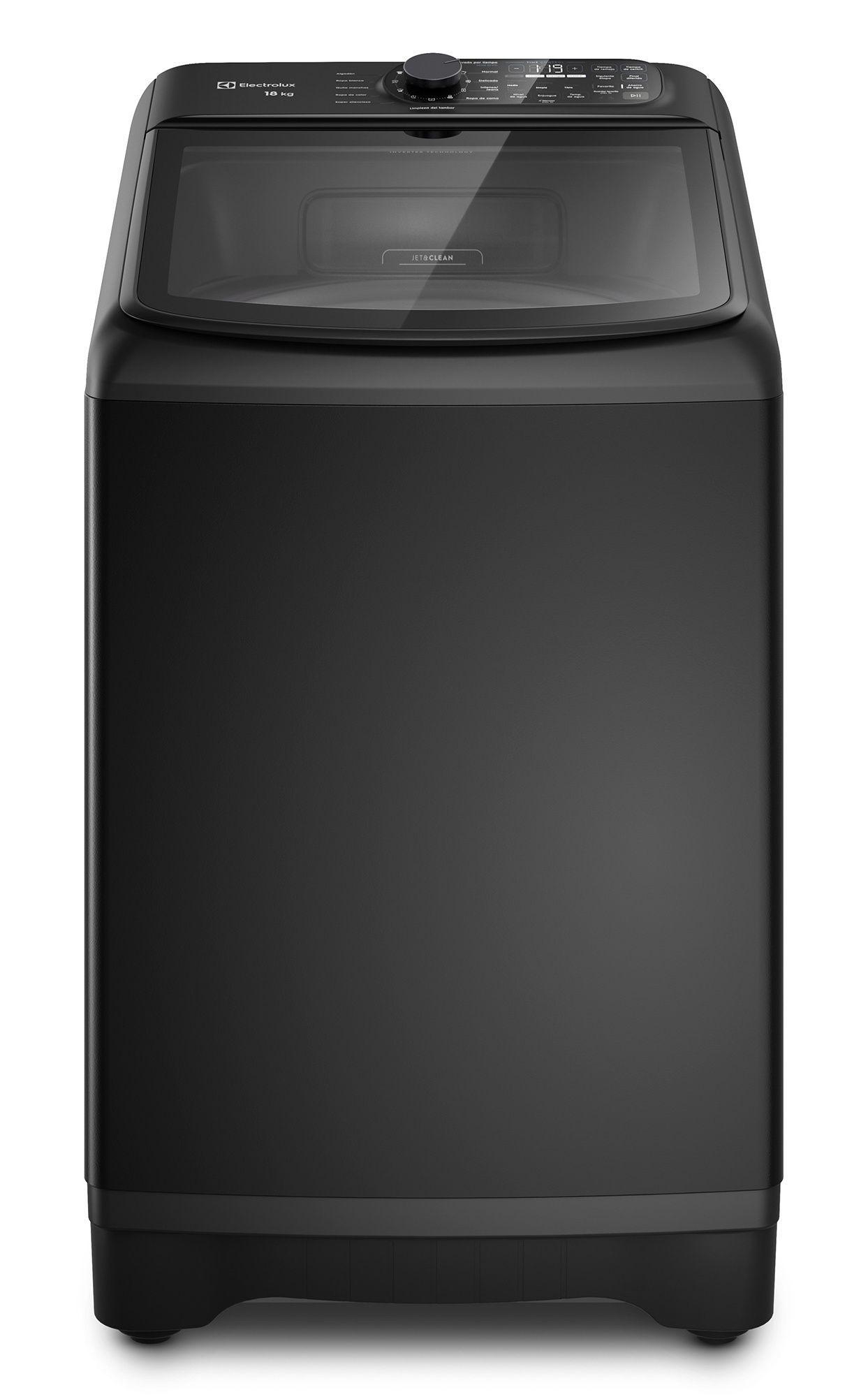 Lavadora Automática 18kg Carga Superior Inverter EMTL18IB Negra