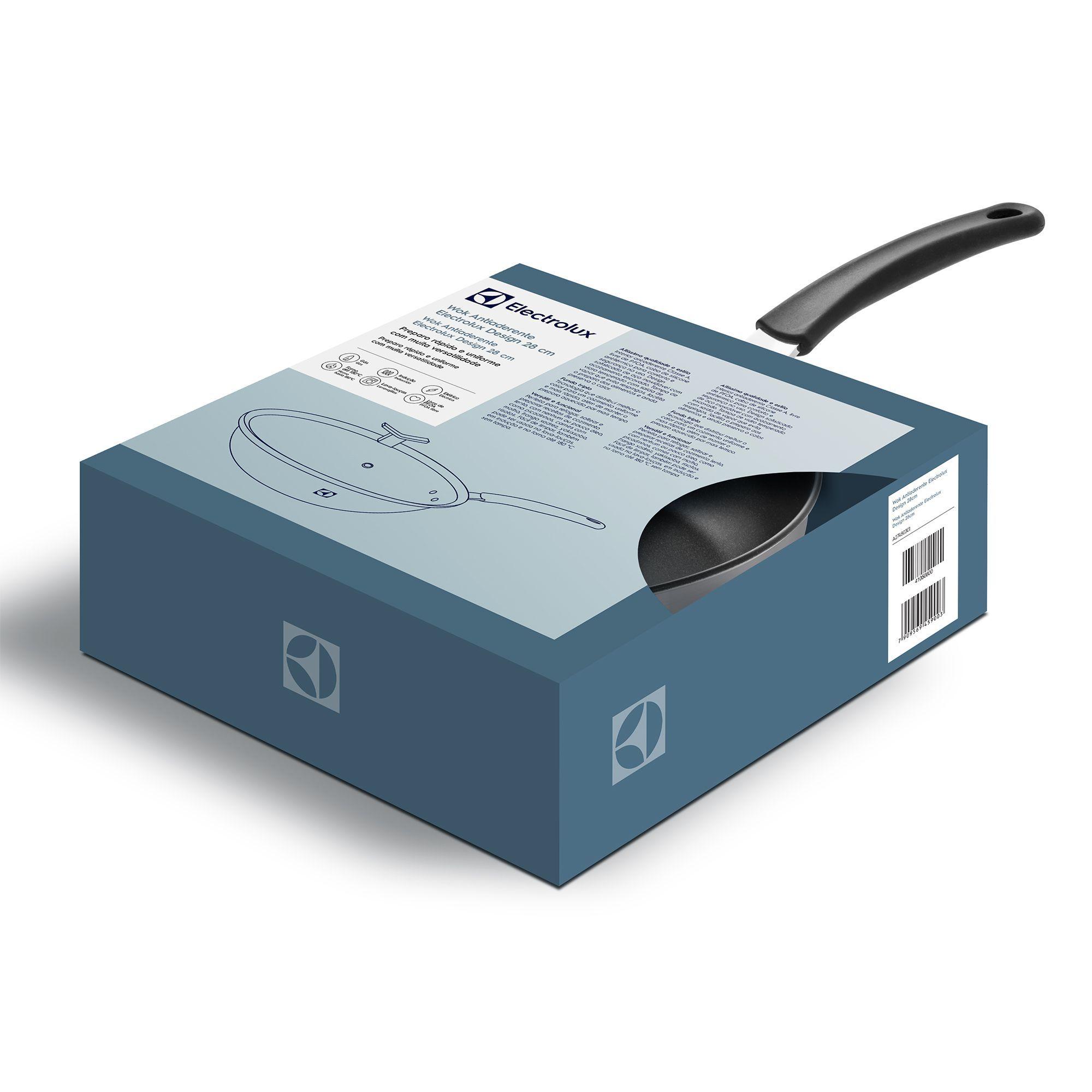 Wok Antiadherente con Tapa 28 cm Electrolux-2