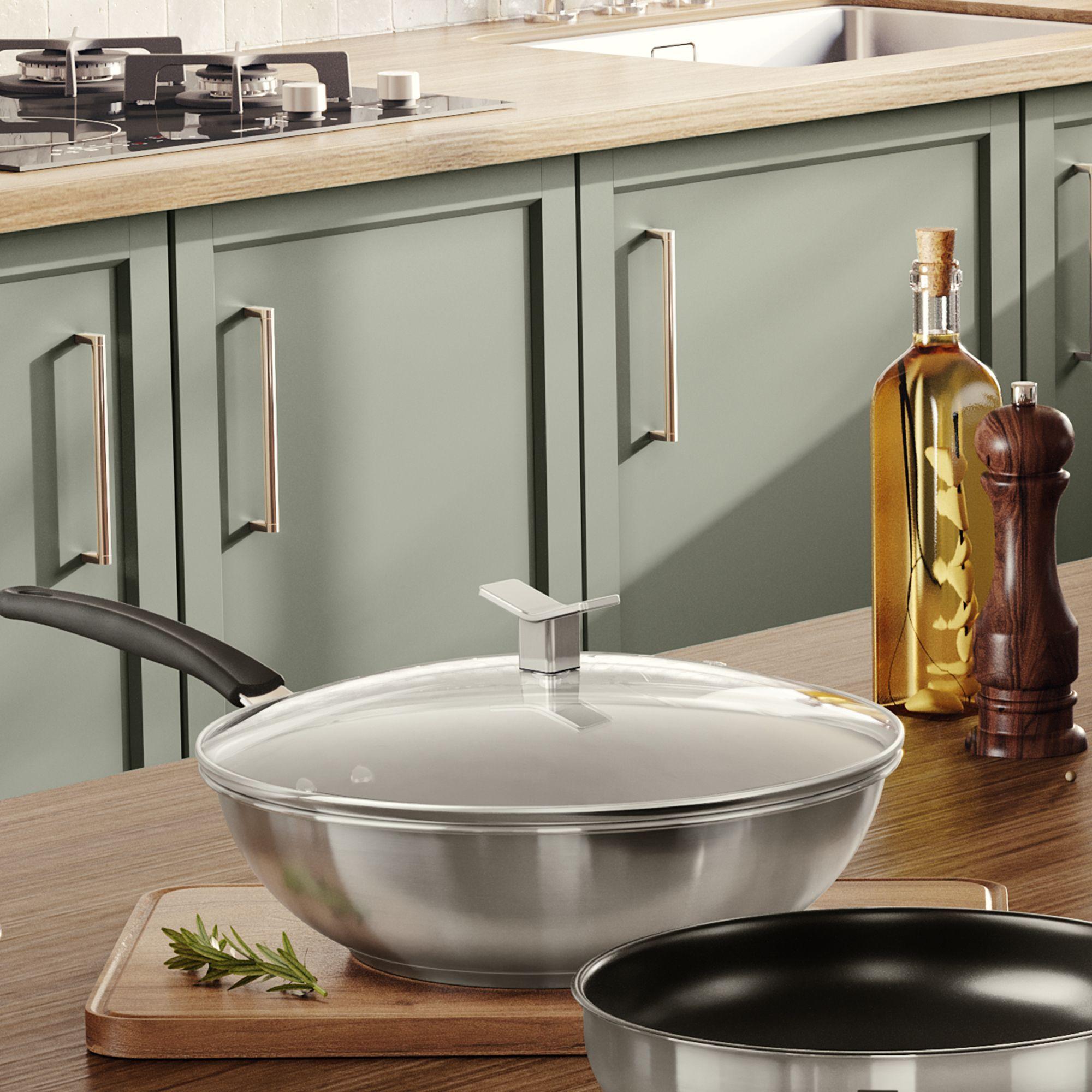 Wok Antiadherente con Tapa 28 cm Electrolux-7