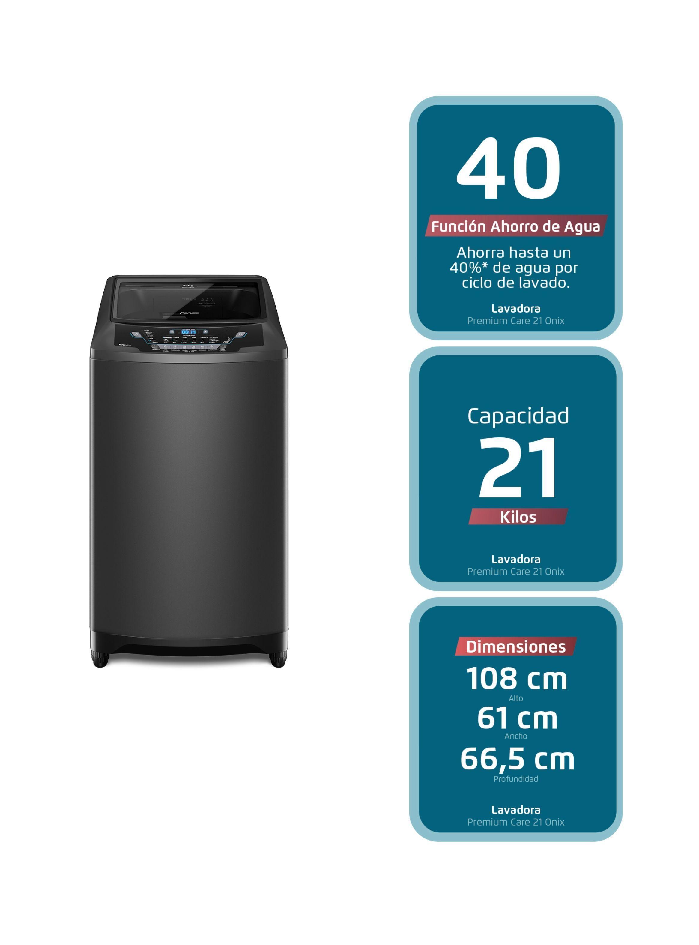 Lavadora Automática 21Kg Carga Superior Premium Care 21 Onix-2