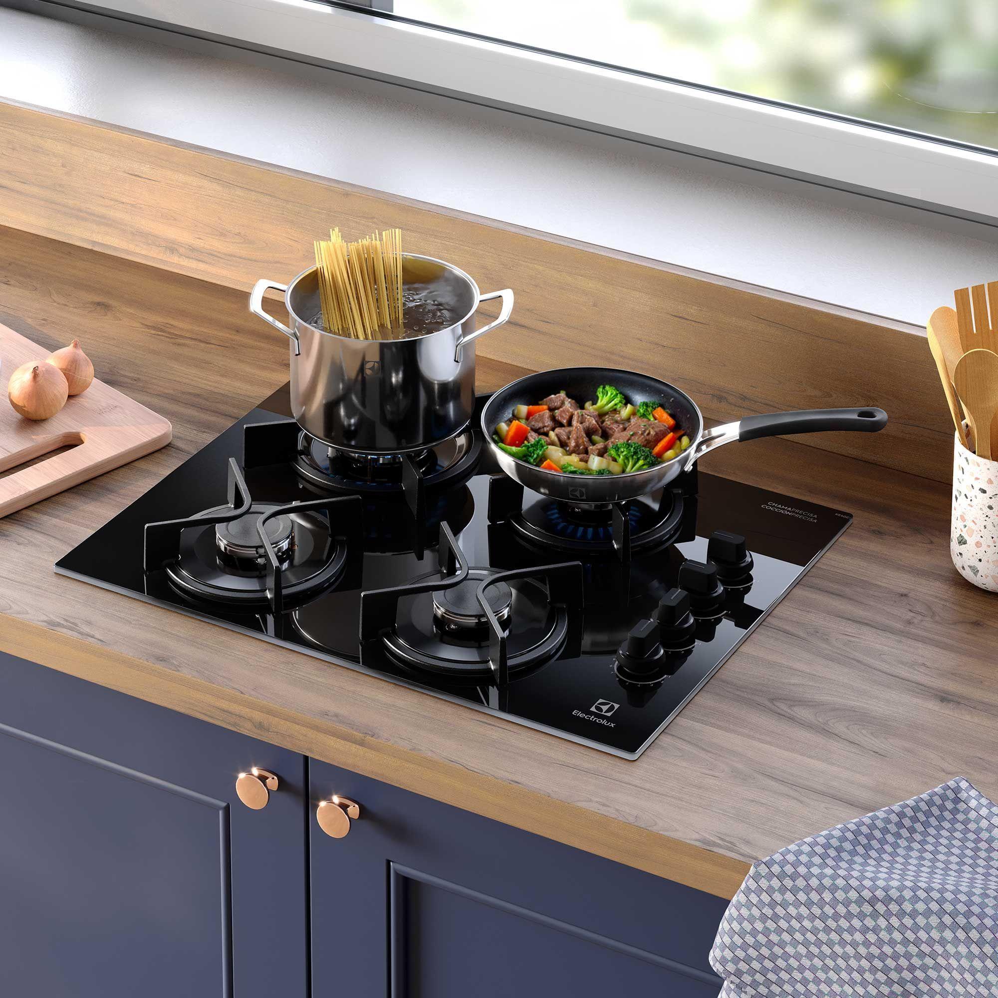 Encimera a Gas 4 Platos Experience Triple Llama KE4GC-5