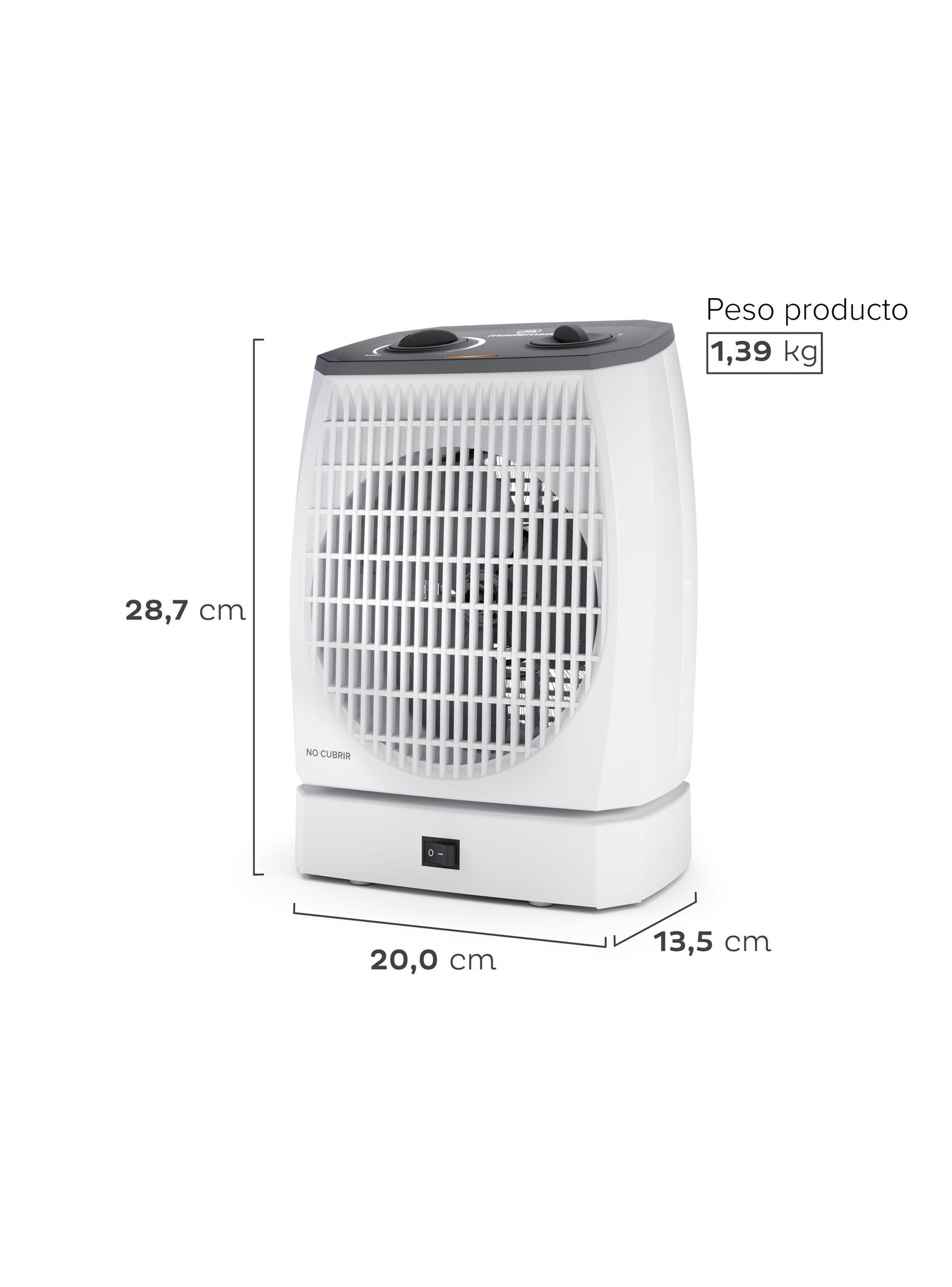 Termoventilador Mademsa 2000W 2 Velocidades Termostato TV550-1