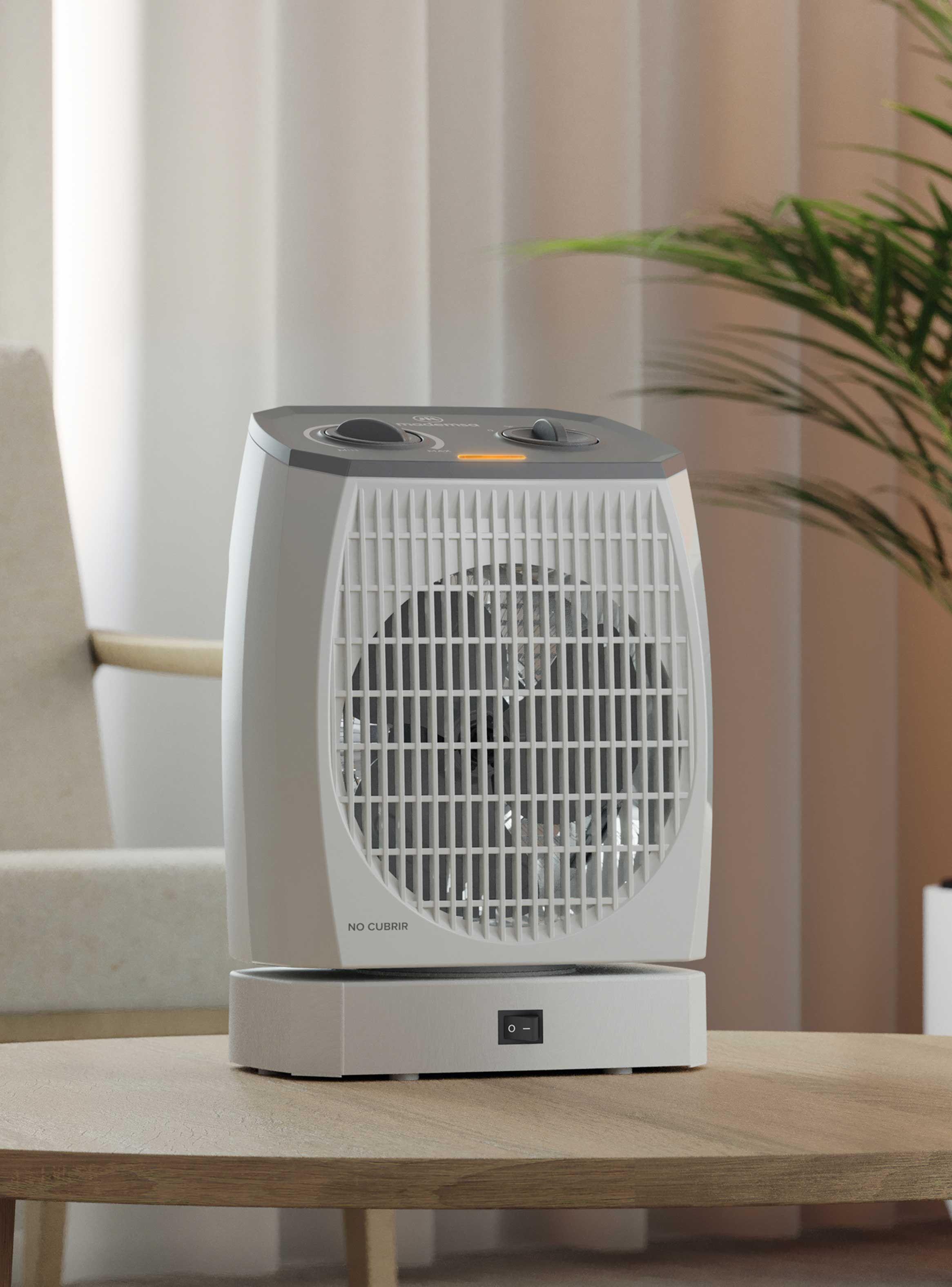 Termoventilador Mademsa 2000W 2 Velocidades Termostato TV550-3