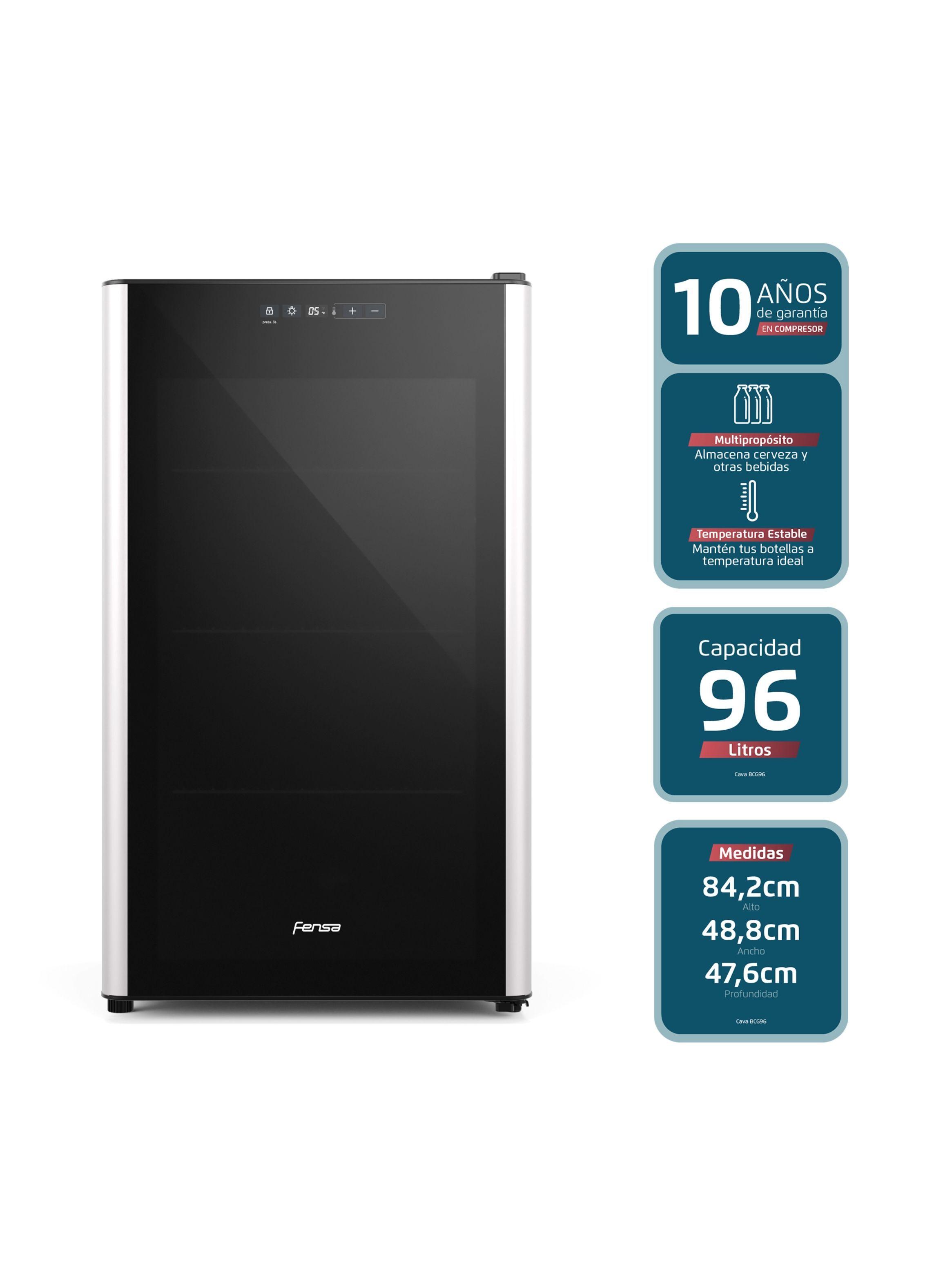 Beer Cooler Fensa 96L Multipropósito y Panel Digital BCG96-6
