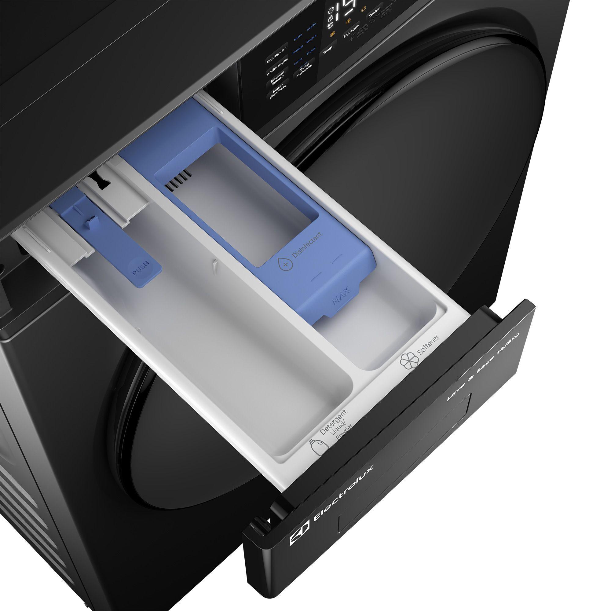 Lavadora Secadora 14/8 Kg Carga Frontal Inverter EFLWD12O-6