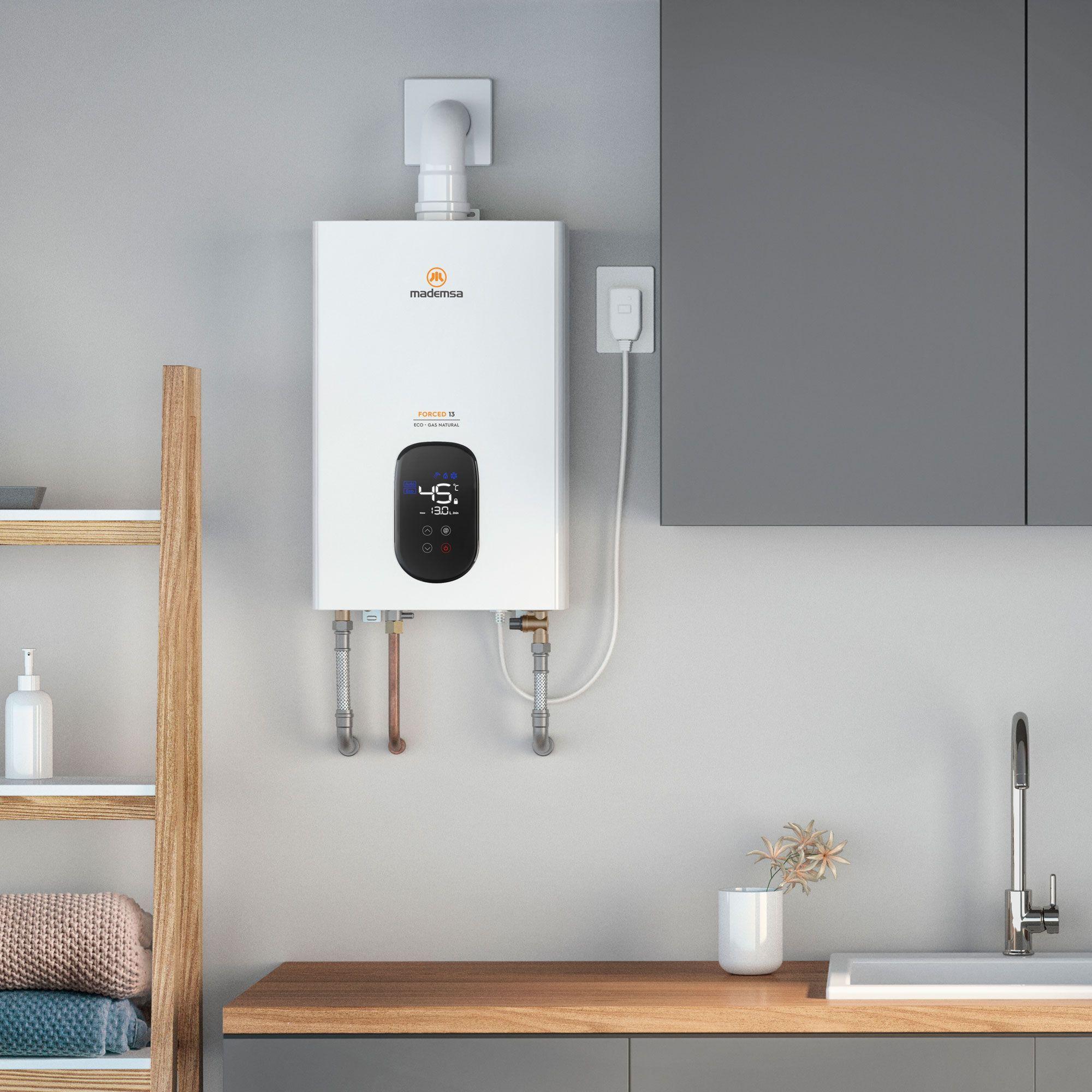 Calefont Eléctrico Ionizado 13 Lts Gas Natural Forced Eco GN-4