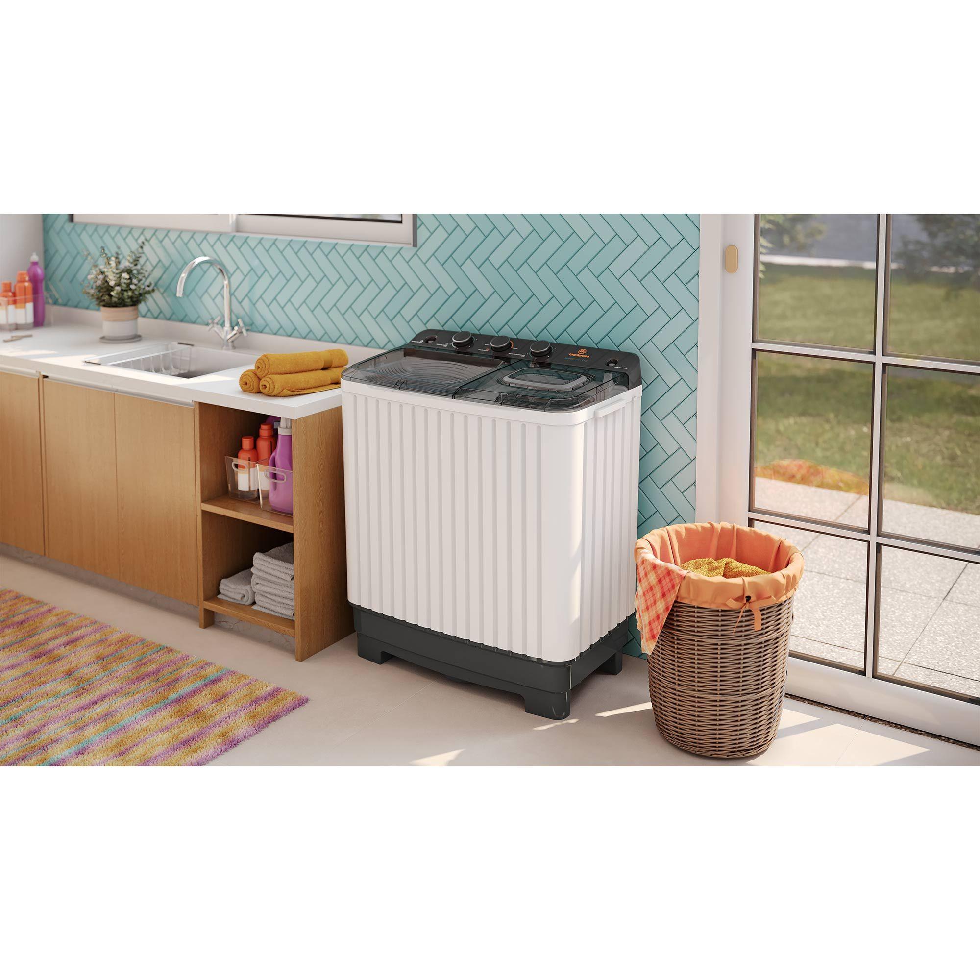 Lavadora Semi Automática Mademsa 9kg Carga Superior MWMSAT9W-5