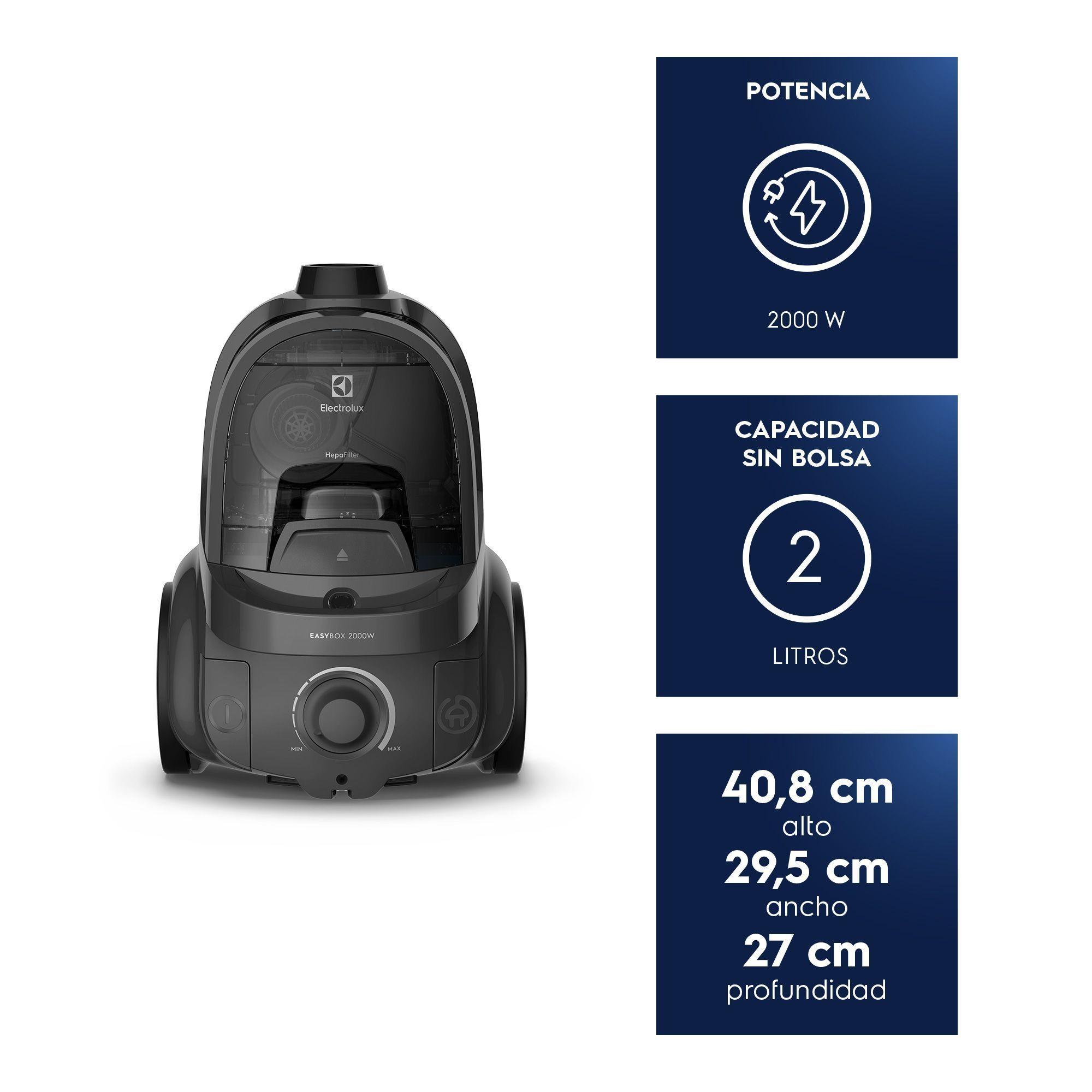 Aspiradora Sin Bolsa Ciclónica 2000W Filtro HEPA PET BGL41-2