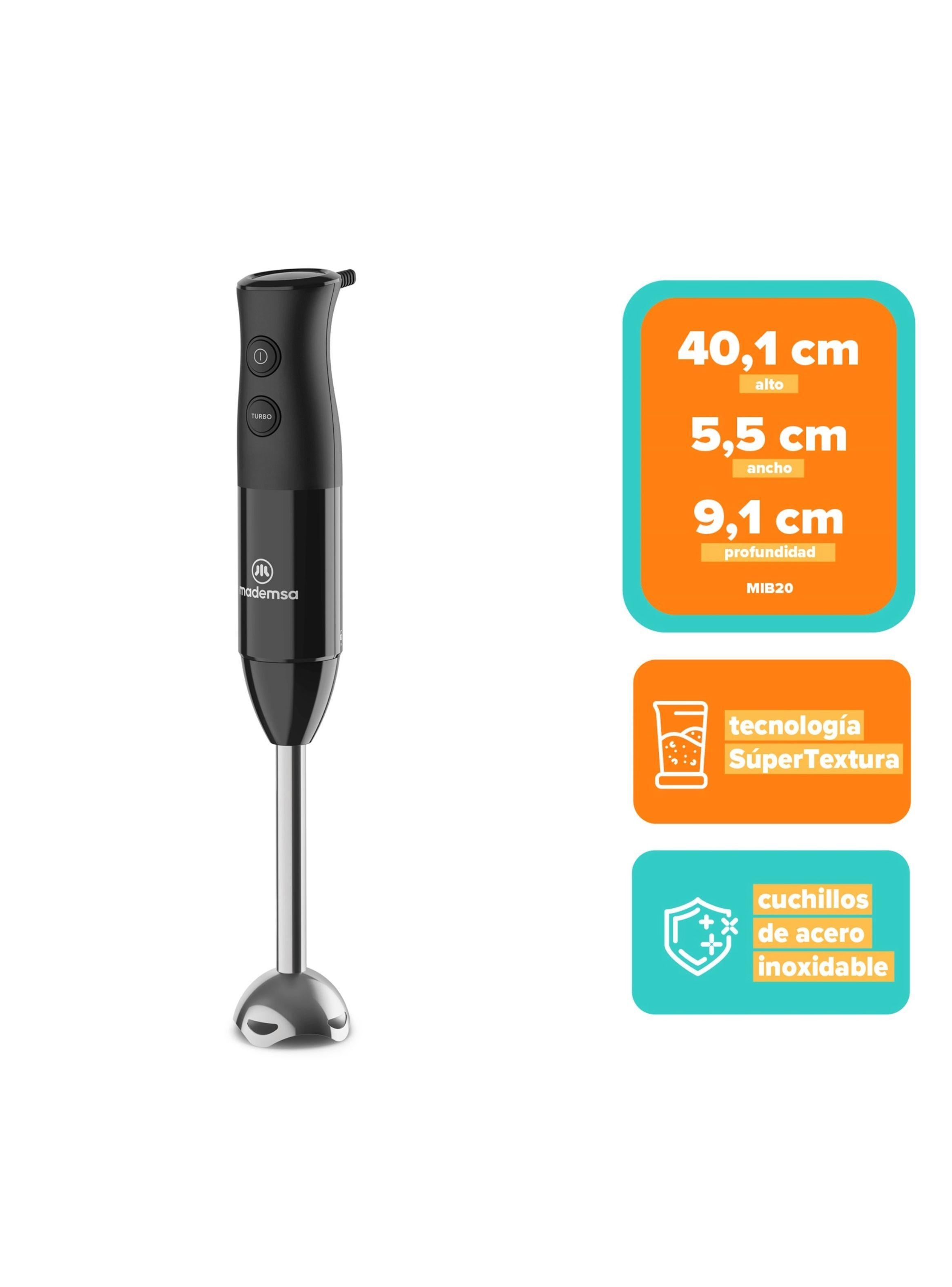 Minipimer 3 en 1 Mademsa con 2 velocidades MIB20-2