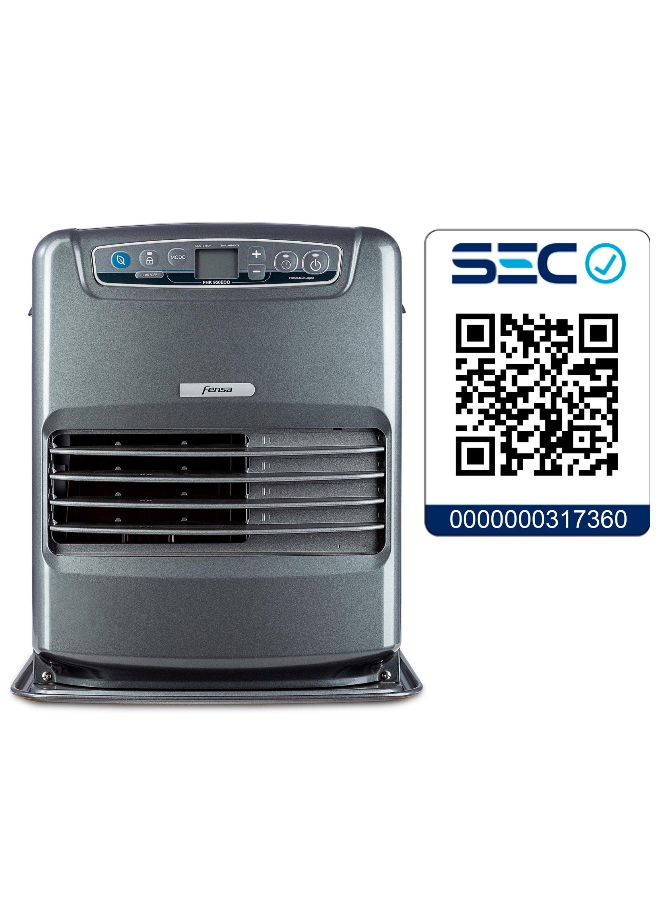 Estufa Parafina Láser Fensa 5 Litros 3,1Kw Eco FHK 950-6